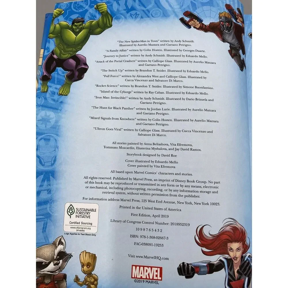 5-Minute Marvel Stories‎ (5-Minute Stories) First Edition 2019